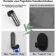 thumbnail image 3 of Brillar Ganchos para toallas de 20 piezas, toallero, gancho para ropa sin perforación, toallero, gancho de pared, gancho adhesivo para baño y cocina, 3 of 5