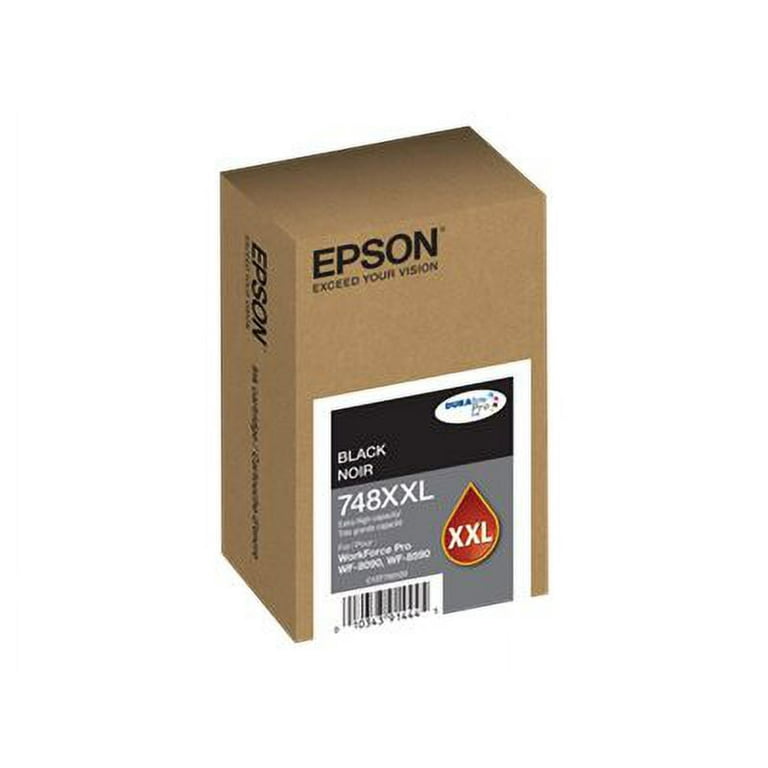 T748XXL120 (748XXL) DURABrite Pro Extra High-Yield Ink, 10000 Page-Yield, Black T748XXL120 (748XXL) DURABrite Pro Extra High-Yield Ink, 10000 Page-Yield, Black