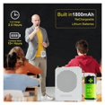 thumbnail image 3 of Portable Voice Amplifier With Wired Microphone Headset & Waistband Mini Personal Speaker Mic Recharable Teachers ,Powerful Sound, 3 of 7