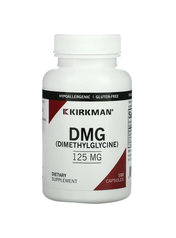 Kirkman Labs DMG, 125 mg, 100 Capsules