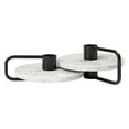 thumbnail image 2 of Blomus 65755 Castea Candle Holders, Black & Marble - Set of 2, 2 of 2
