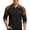 Black, variant on Men Polo Shirt Short Sleeve Quarter Zipper Tees Shirt Basic Black Mens Golf Shirt