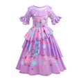 thumbnail image 1 of Vestido de princesa Mirabel de Disney para niñas, traje de Encanto para Cosplay, Carnaval, fiesta de cumpleaños, disfraz de Encanto para niños y bolsa, 1 of 4