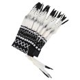 thumbnail image 3 of Sombro de Plumas Indio de Jefe Negro, Accesorios Divertidos para Fiestas infantiles, dramas, festivales, juegos con materiales seguros, 3 of 7