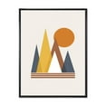 thumbnail image 1 of Designart Résumé de montagne et soleil ART MURAL À CADRE FLOTTÉ, 1 of 4