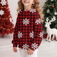 thumbnail image 4 of Piuwrlz Sweatshirts Toddler Girls Winter Loose Sweat Top Hoodie Red Size 2 Years, 4 of 7