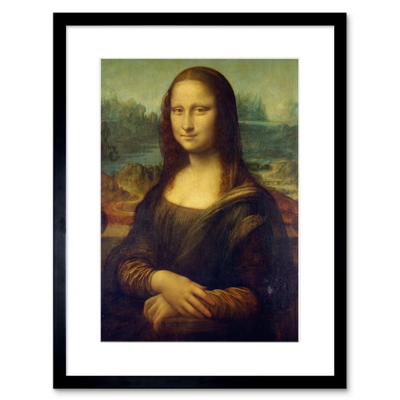 Da Vinci Mona Lisa Framed Wall Art Print