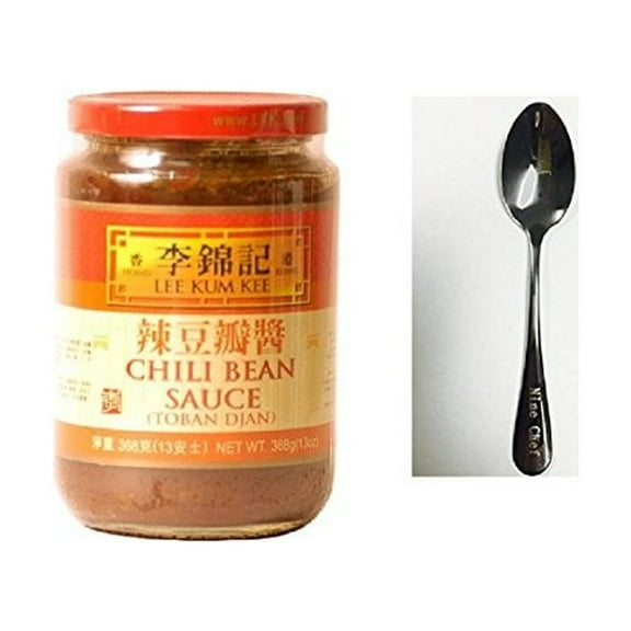 NineChef Bundle - Lee Kum Kee Chili Bean Sauce (Toban Djan) (13 oz.)(3 Bottle) 1 NineChef Brand ChopStick