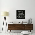 thumbnail image 2 of Global Gallery's 'Inspirational Collage IV French on Black' by Daphne Brissonnet Stretched Canvas Wall Art, 2 of 4