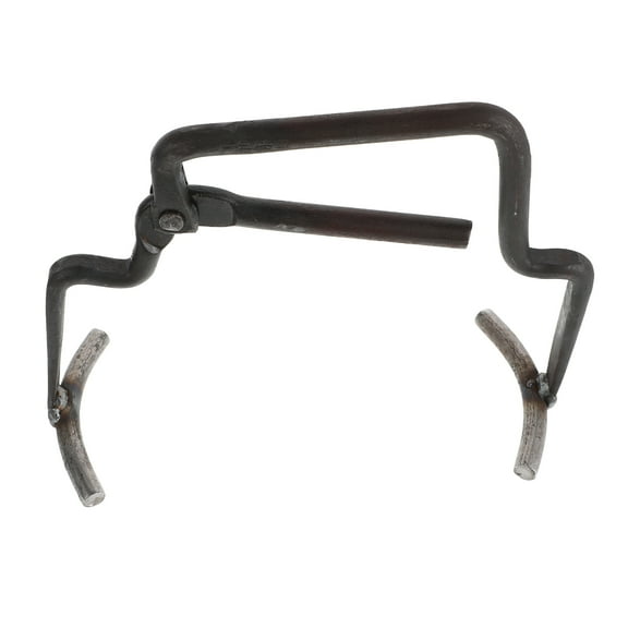 WHAMVOX Black Lifter Tongs for Home Use Heat Resistant and 1 Pair