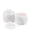 White, variant on Radicaln Marble Salt Cellar with Lid 3 inches White Handmade Salt Dish For Kitchen Countertop, Ideal Set of 2 Seasoning Jars and Table Salt Container For Dining Table