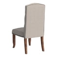 thumbnail image 6 of Furniture of America Liston Wood 7-Piece 77" Dining Table Set in Brown Pine, 6 of 13