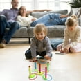thumbnail image 2 of Ring Toss Toy Set Creative Funny Ring Toss Game Educational Game for Home Indoor, 2 of 8