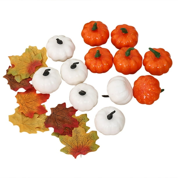 Halloween Diy Calabaza Artificial Decoración Simulación Espuma Calabaza Decoración Accesorios Para Vacaciones Hogar Jardín Decoración 12 Unids Minnieouse HA038508-00