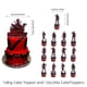 thumbnail image 4 of Deadpool Themed Kids Birthday Party Supplies Decoration Kit Banner Balloons Cake Cupcake Toppers Set, 4 of 4
