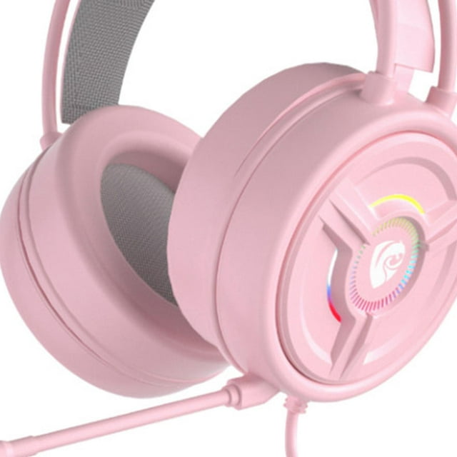 Estéreo para Juegos Juego de Computadora Canceción de Ruido en Oreja con Micrófono Orejeras Suaves Oreja de Macarena Auriculares para juegos con cable