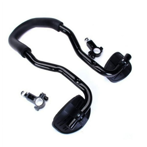 OFFIGAM Lightweight Black Aluminum Alloy Handlebar Rest for Road Bikes Distance Cycling Accessory