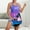 Dark Blue, variant on Nightshirt for Women Sleeveless Sleepwear Printed Tie Dye Tank Nightgowns Soft Comfy Casual Short Sleep Dress Summer Everyday Loungewear Home Outfits Blue 5XL