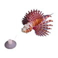 thumbnail image 3 of Glow In The Dark Lionfish Aquarium Decoration, Silicone Artificial Fish Ornament With Suction Cup Mount Luminous Underwater Landscape Decor For Freshwater Saltwater Fish Tank, 3 of 6