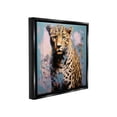 thumbnail image 4 of Stupell Industries Cheetah & Abstract Hues Animals & Insects Painting Black Floater Framed Canvas Art Print Wall Art, 18 x 18, 4 of 10