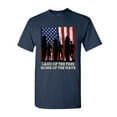 thumbnail image 1 of Tee Hunt Land of The Free Surfing T-Shirt Home of The Wave Beach Shirt, Navy Blue, 4X-Large, 1 of 5