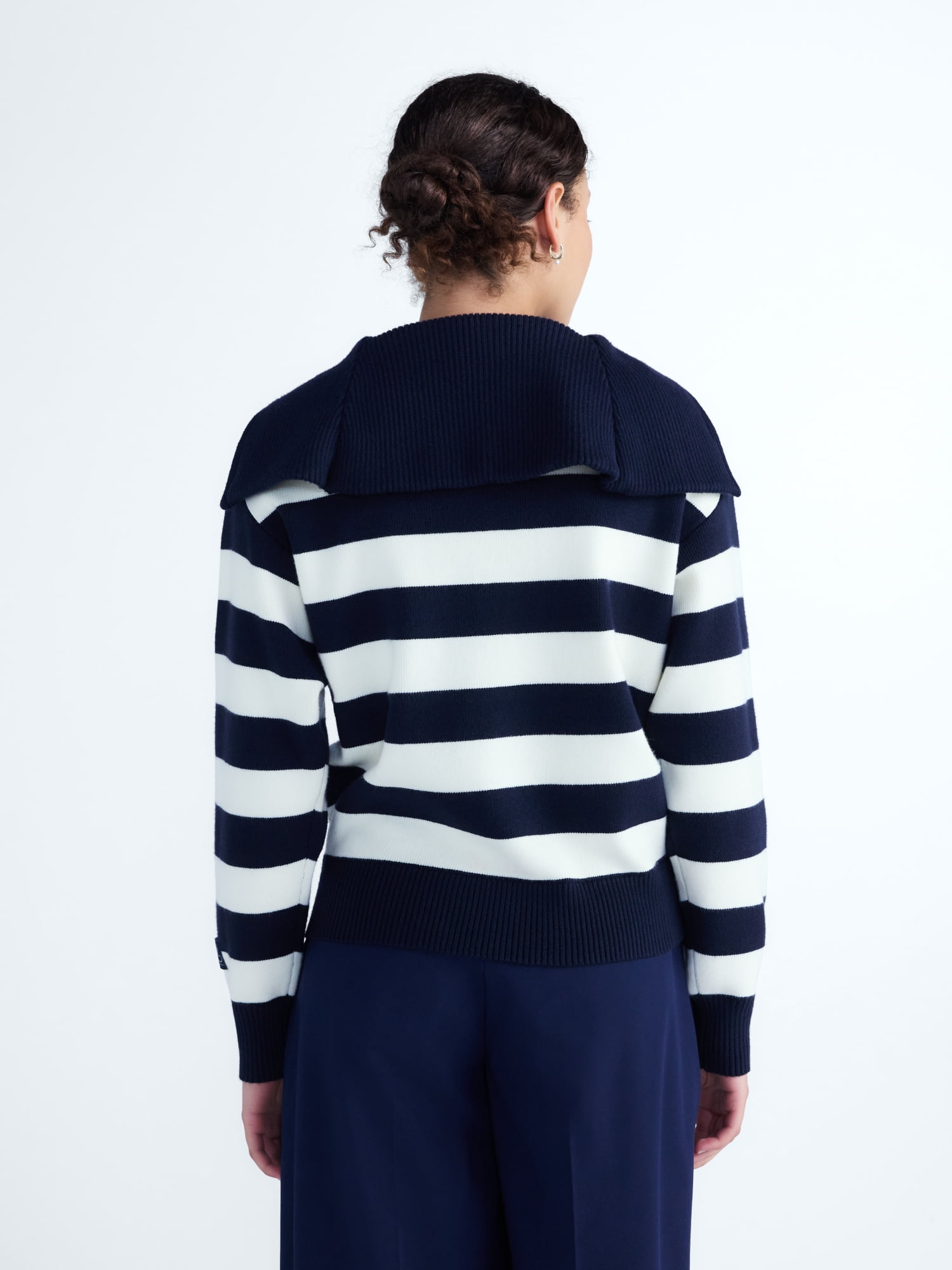 Free Assembly Women's and Women Plus Quarter-Zip Sweater, Midweight, Sizes XXS-4X