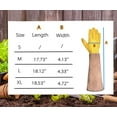 thumbnail image 5 of Hometimes Garden Gloves for Women and Men Thorn Proof Cowhide Leather Work Gloves for Rose Bush Pruning, 5 of 6