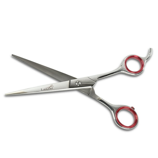 Laazar 7 5 Curved Dog Grooming Scissors With Storage Case Sharp Pet Groomer Shears For Cats And Dogs Premium Stainless Steel Hair Grooming Tools And Supplies For Pets Walmart Com Walmart Com