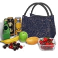 thumbnail image 3 of Easygdp Navy Dark Blue Bolsa de Almuerzo Insulada Reutilizable, Bolsa de Mano y Bandolera para Oficina, Trabajo, Viajes, 3 of 6