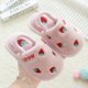 thumbnail image 1 of Småbarnsskor Vinter Bebis Hemtofflor Flickor Jordgubbe Varma Bomullstofflor Inomhus Antislip Slides Barn Pojke Pantufa Infantil Kostymskor Pink, 1 of 5
