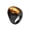 Black Brown, variant on Men's Stainless Steel Big Oval Imitation Tiger's Eye Band 20MM Polished Wedding Ring Black Size 7