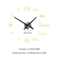 thumbnail image 3 of Wall Sticker Clock Simple Clock Mute Home Living Room Study Bedroom Wall Clock, 3 of 3