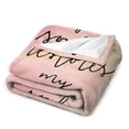 thumbnail image 3 of Bible Verses Psalm 23 3 Throw Blanket Inspirational Prayers Quotes Flannel Blanket Soft Sofa Decor Blanket Gifts for Women Men 60"x80", 3 of 6