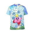 thumbnail image 3 of Kirby Dreamland Unisex Short Sleeve T Shirt Daily Novelty 3D Printed T-Shirts Soft Comfortable Tee Shirt Top For Men And Women, 3 of 7