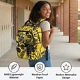 thumbnail image 5 of Jeiento Kids Backpack for School Elementary Primary School Boys 17 Inch Backpack Yellow Tractor Lightweight Water-Resistant Large Capacity Bookbag with Multi-Pocket for Travel Hiking, 5 of 7