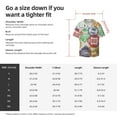 thumbnail image 5 of Lsque Travel Stamp print Men's Cuban Collar Short Sleeve Shirt Summer Beachwear Casual Button Down Fashionable Vacation Leisure Shirt-4X-Large, 5 of 7