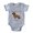 Heather Gray, variant on CafePress - Dachshund Mom - Cute Infant Baby Football Bodysuit