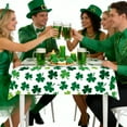 thumbnail image 5 of Danhjin St Patricks Day Tablecloth for Holiday Party, Waterproof 54x108 in for Dinner Decorations, 5 of 6