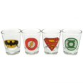 thumbnail image 1 of DC Comics Ensemble Officiel de Verres à Shot (Lot de 4), 1 of 1