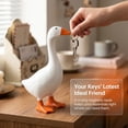 thumbnail image 6 of 6.6-Inch Desk Goose Magnetic Key Holder – Cute Resin Figurine for Office & Home Decor, 6 of 6