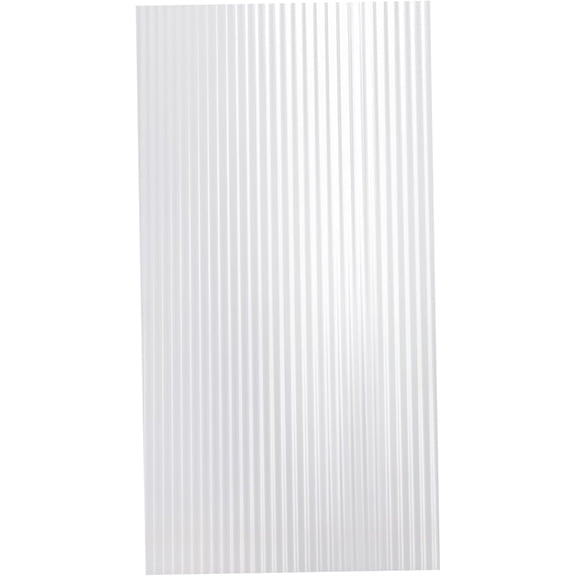 Window Privacy Film 3×0.6 m Vertical Strip Fluted Frosted Glass Film - Static Cling, Anti-UV Sun Block for Bathroom Door & Home Decor-xyj