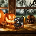thumbnail image 4 of Halloween Wooden Pumpkin Desktop Ornament – Festive Decor for Home, Party & Holiday Rooms, 4 of 5