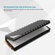 thumbnail image 5 of Disipador de calor SSD con almohadilla térmica M.2 2280 Disco duro Aluminio para PC de escritorio JShteea  El nuevo, 5 of 6