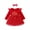 Red, variant on Toddler Baby Girl Christmas Dress Letters Print Ruffle Long Sleeve A-line Princess Dresses   Headband 9M 12M 18M 24M 3T 4T
