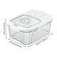 thumbnail image 3 of Cubo de alimentos para el hogar Caja de arroz sellada completamente cerrada Tanque de almacenamiento de arroz (Blanco S), 3 of 6