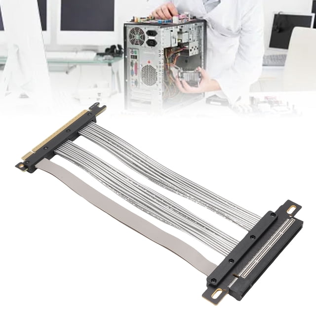 PCIe 5.0 16X Riser Cable GPU Extension for RTX 4090 5090 RX 7900 XTX 8900, WRX80, Vertical Mount, ITX Water Cooling, Backward Compatible PCIe 4.0 3.0