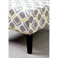 thumbnail image 4 of Bowery Hill Fabric Accent Chair in Yellow, 4 of 5