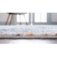 thumbnail image 5 of Rugs.com Morocco Collection Rug – 10 Ft Runner Light Blue High-Pile Rug Perfect For Hallways, Entryways, 5 of 9