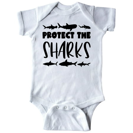 

Inktastic Protect the Sharks Gift Baby Boy or Baby Girl Bodysuit