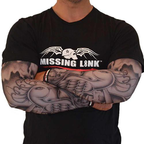 Missing Link SPF 50 Forever Ink'd ArmPro Tattoo Compression Sleeves APFI 